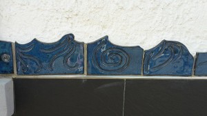 Mosaik-Detail bei Blitz Button in Dielheim