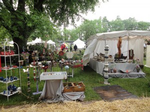 Zweibrücken - marché de jardin au Parc aux Roses