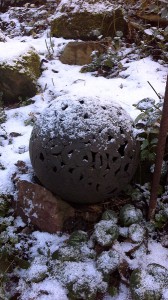 Boule noire en céramique - résistante au gel