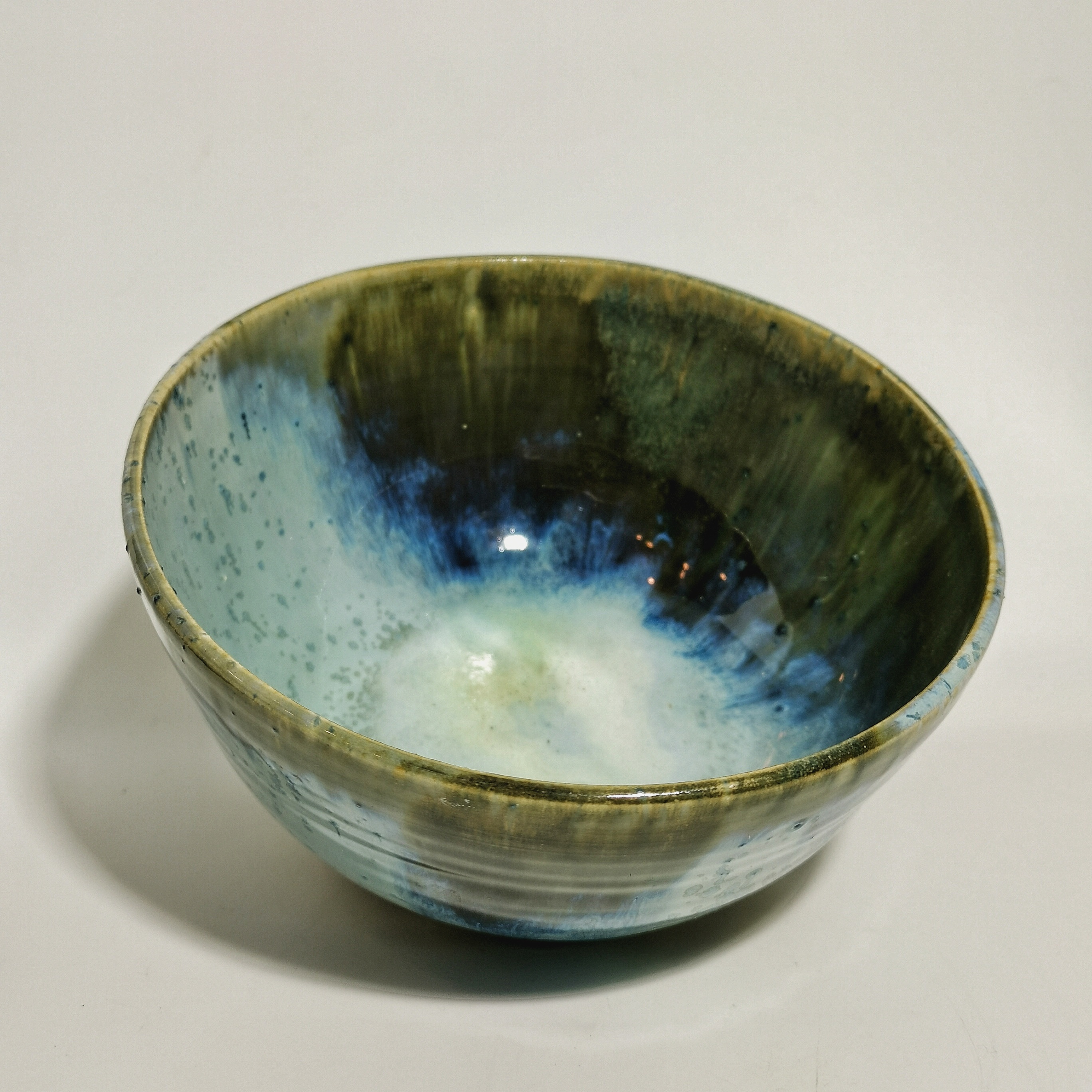 Bowl- grün-blau von Keramik-Atelier Brigitte Lang in Rauenberg