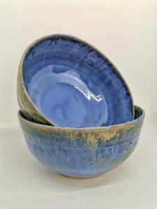 Bowls blauer Schimmer von Keramik-Atelier Brigitte Lang in Rauenberg