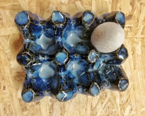 6er Eierschale blau von Keramik-Atelier Brigitte Lang in Rauenberg