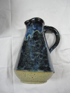 blauer Krug von Keramik-Atelier Brigitte Lang in Rauenberg