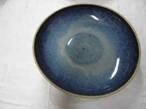 blaue Schale von Keramik-Atelier Brigitte Lang in Rauenberg