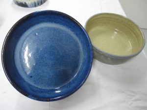 blaue Schalen von Keramik-Atelier Brigitte Lang in Rauenberg