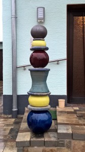 Gartensäule - Keramik
