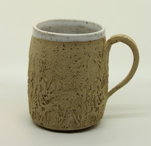 Wiesen-Tasse weiß von Keramik-Atelier Brigitte Lang in Rauenberg