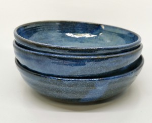 Suppenteller blau von Keramik-Atelier Brigitte Lang in Rauenberg