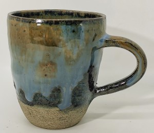 Tasse blau hell dunkel von Keramik-Atelier Brigitte Lang in Rauenberg