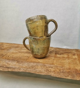 Tasse braun beige von Keramik-Atelier Brigitte Lang in Rauenberg