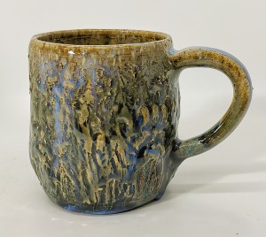 Wiesen-Tasse blau von Keramik-Atelier Brigitte Lang in Rauenberg